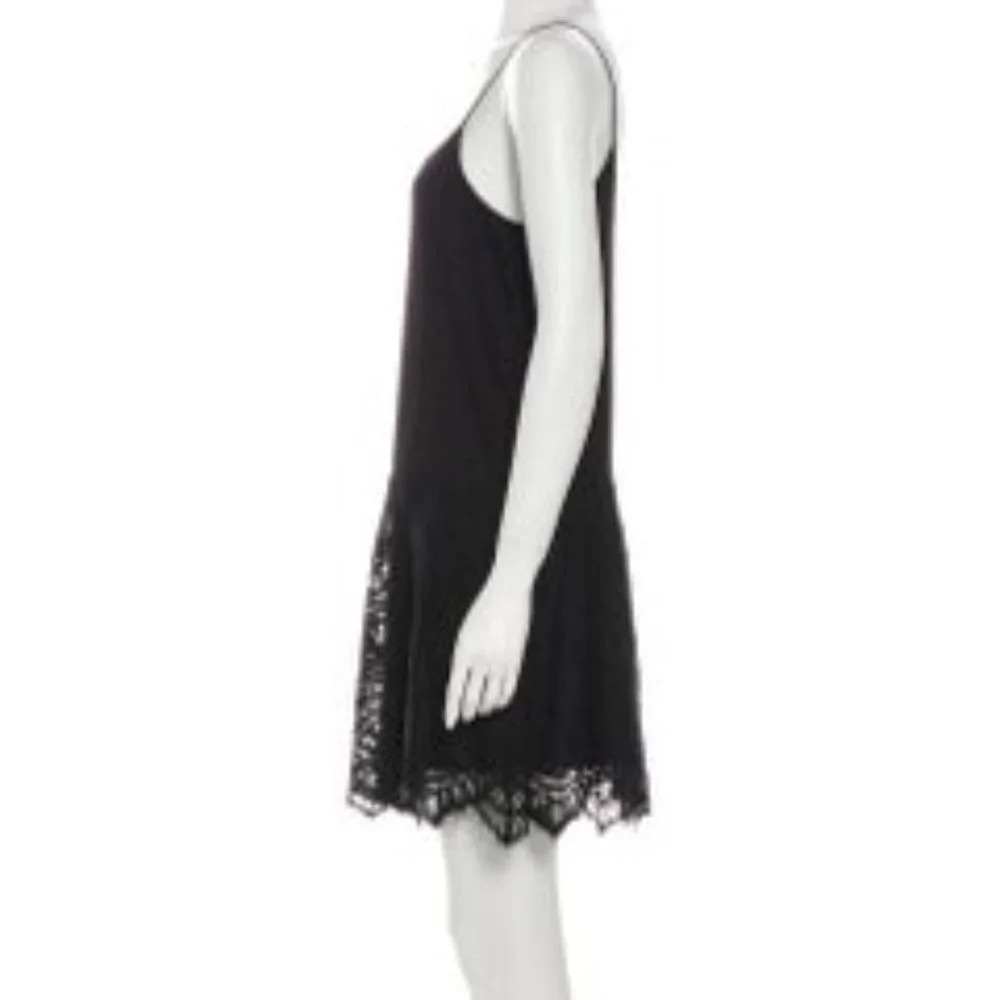 Alexis Scoop Neck Lace Bottom Mini Dress Size M - Picture 3 of 7